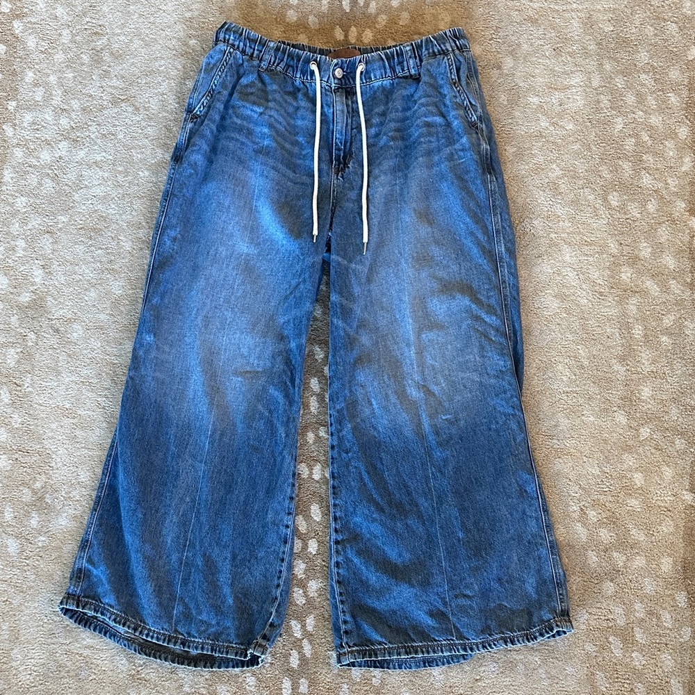 Judy Blue palazzo Wide-Leg Blue Denim Pants